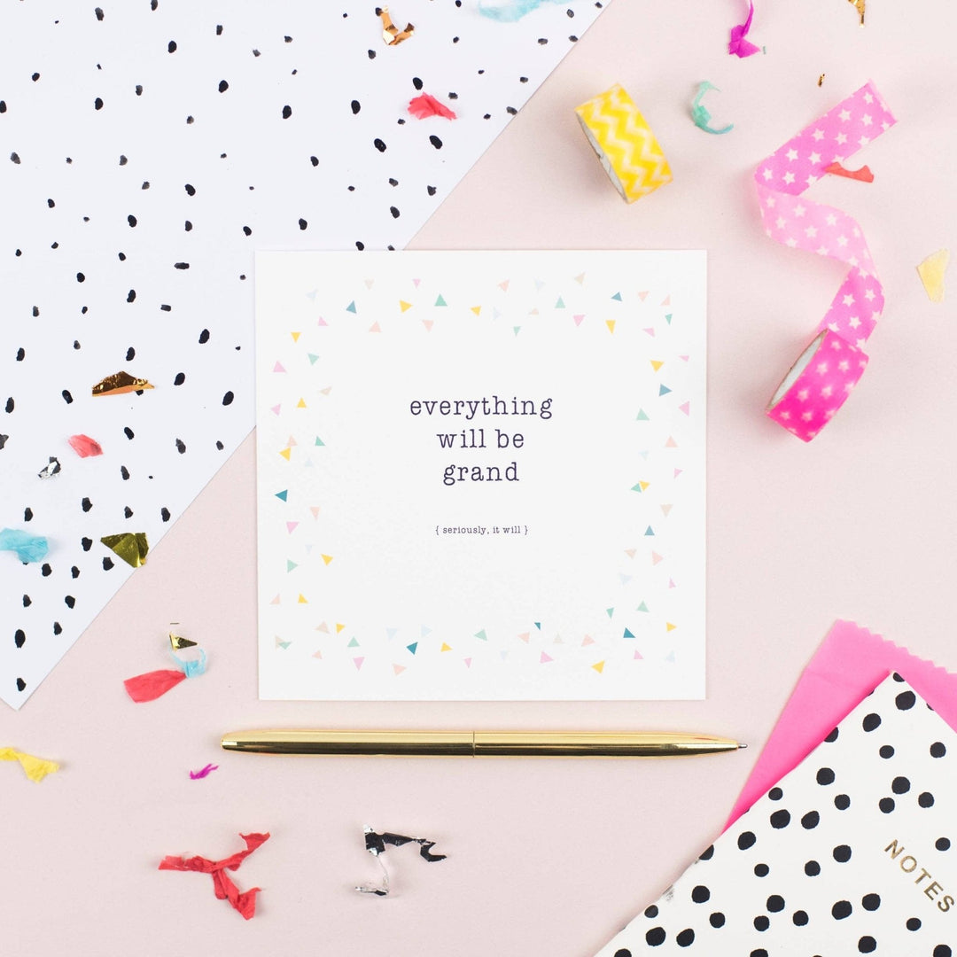 Greeting Card: Everything Will Be Grand - Birch & BrackenCARDS