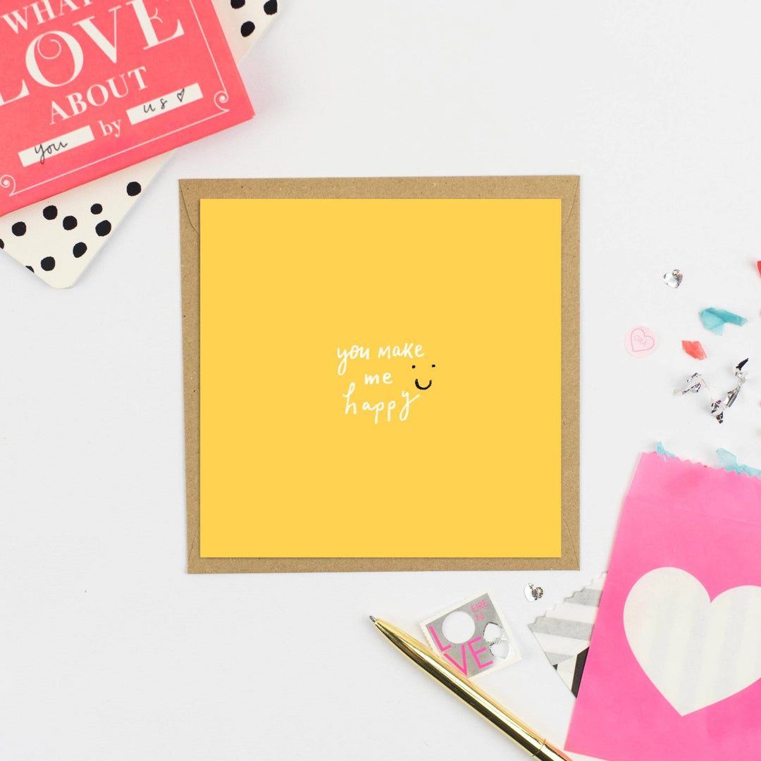 Greeting Card: You make me happy - Birch & BrackenCARDS
