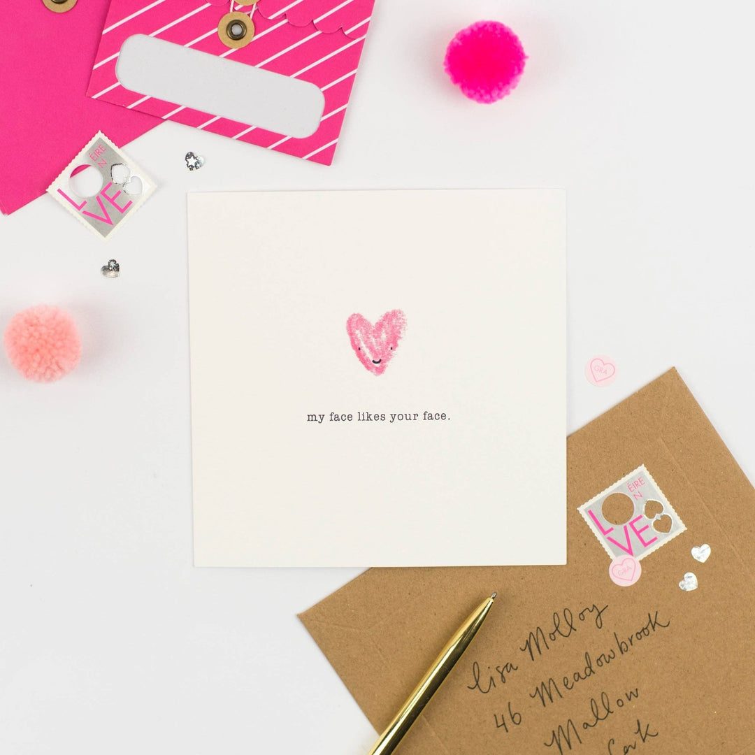 My Face Likes Your Face Greeting Card - Birch & BrackenCARDS
