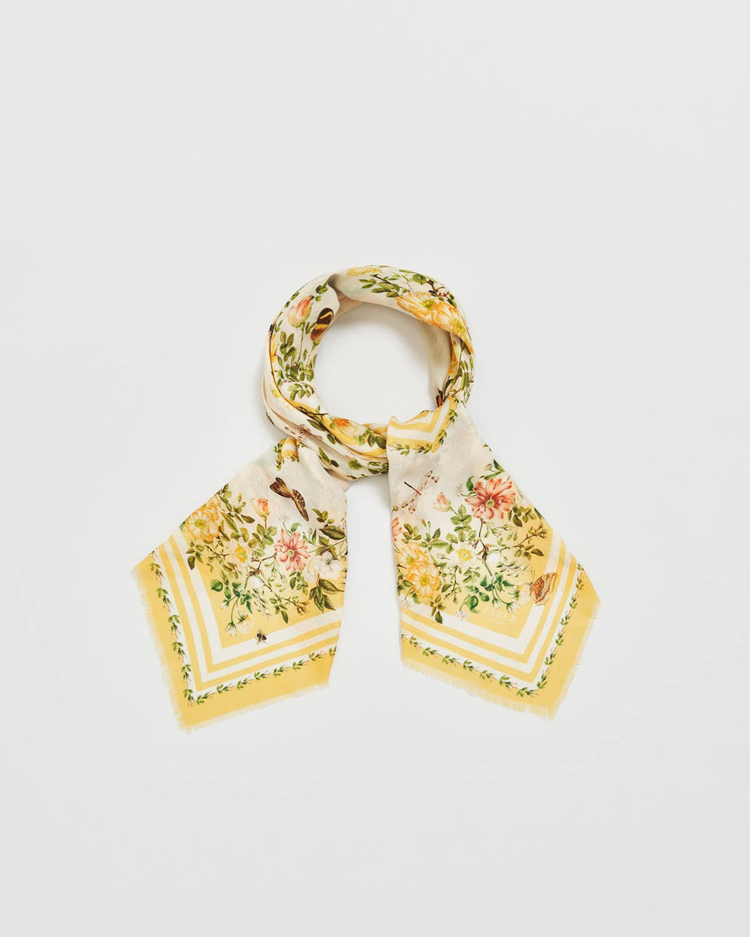 Cybele Yellow Square Scarf