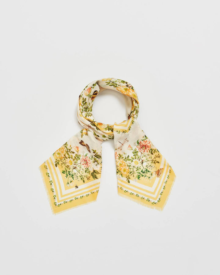 Cybele Yellow Square Scarf