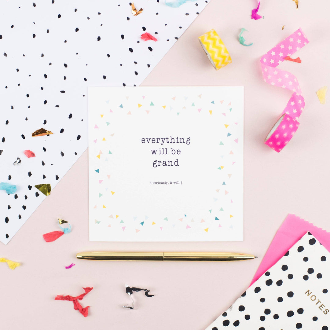 Everything will be grand getting card by Pickled Pompom | Birch and Bracken