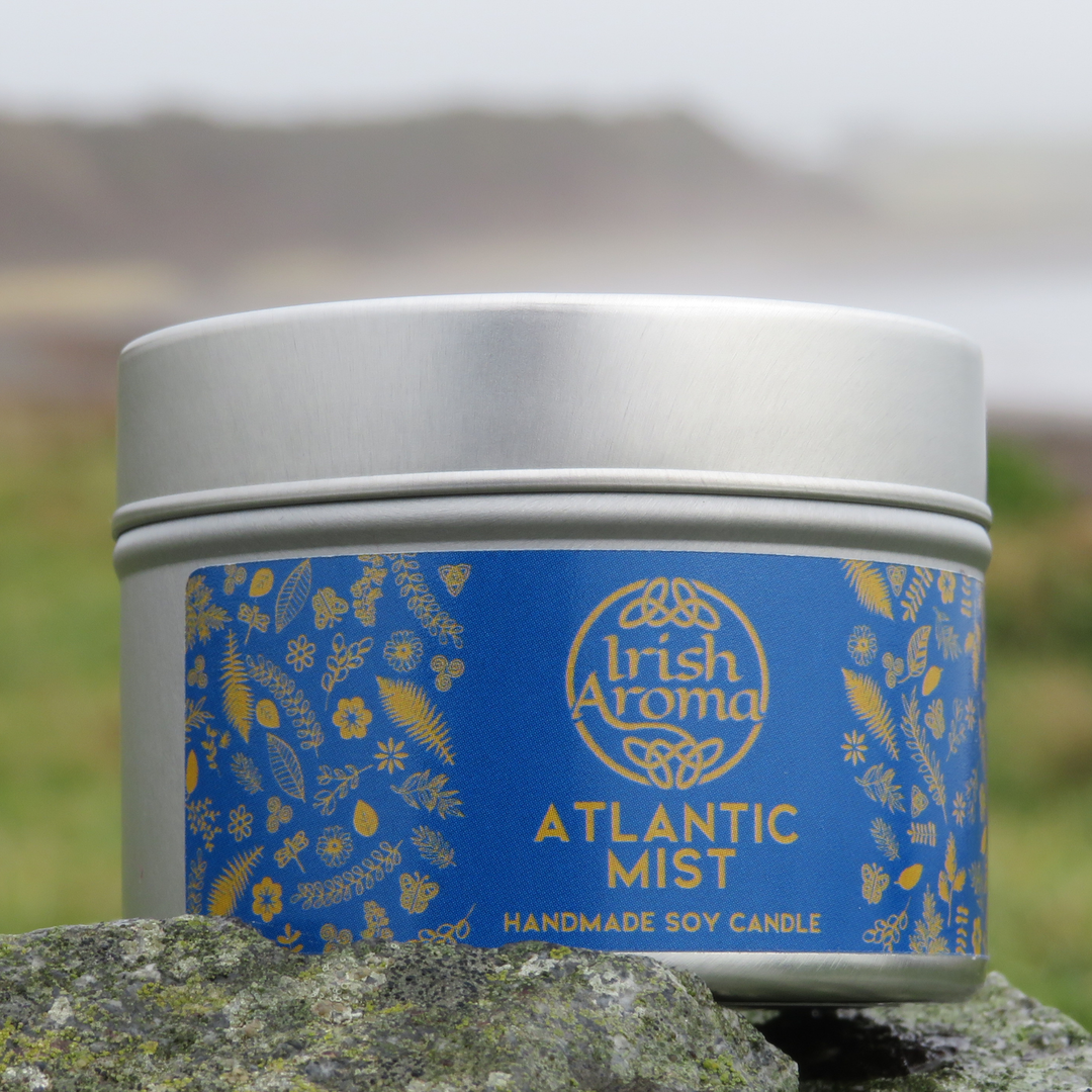 Hand poured soy vegan candle Atlantic Mist from Irish Aroma | Birch and Bracken