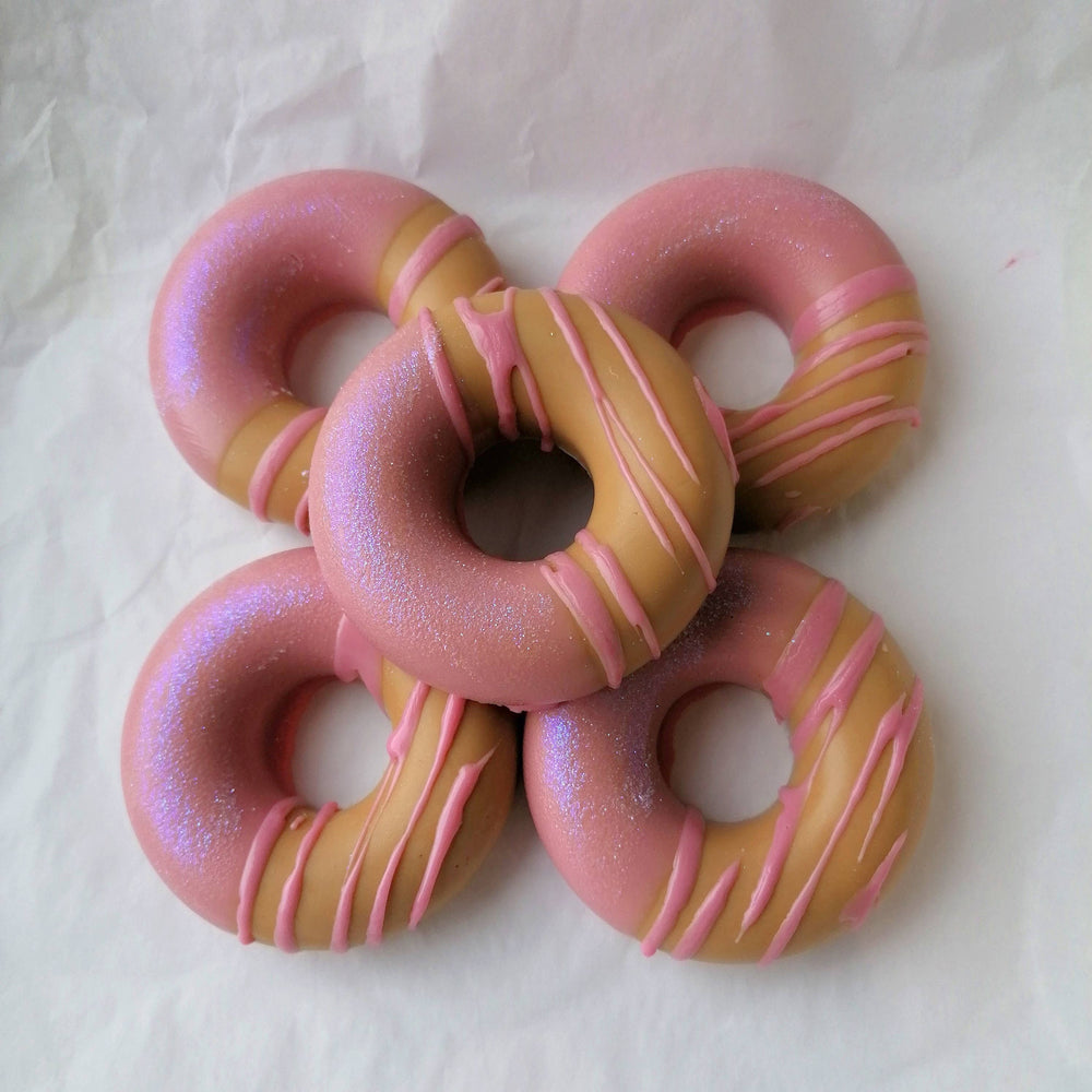 Strawberry Donut Shaped Vegan Soap by Madame Marchand | Birch and Bracken