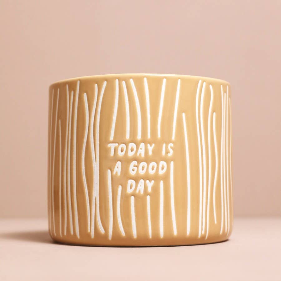A Good Day Ceramic Planter - Birch & BrackenPLANTER