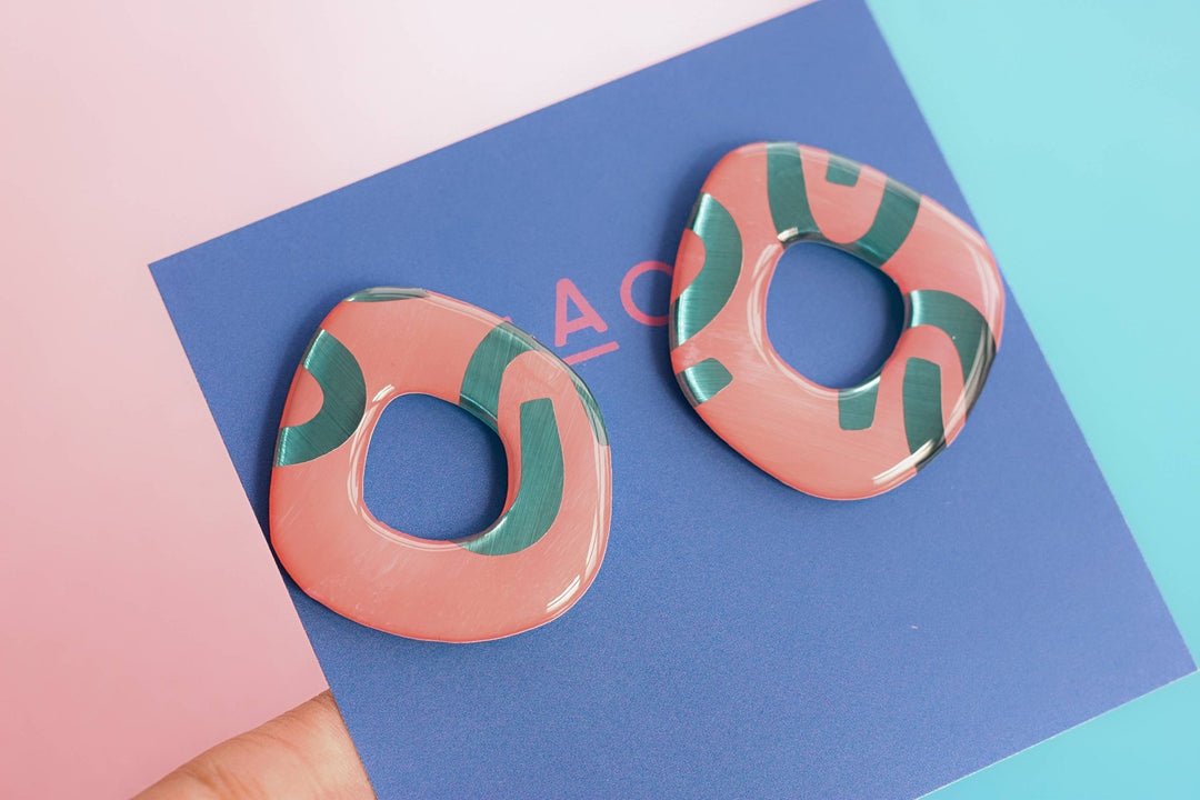 Abstract Statement Stud Earrings - Birch & BrackenEARRINGS