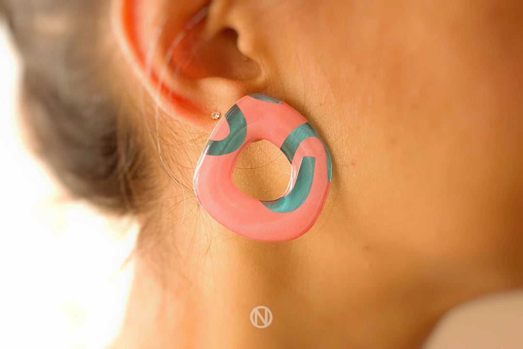 Abstract Statement Stud Earrings - Birch & BrackenEARRINGS