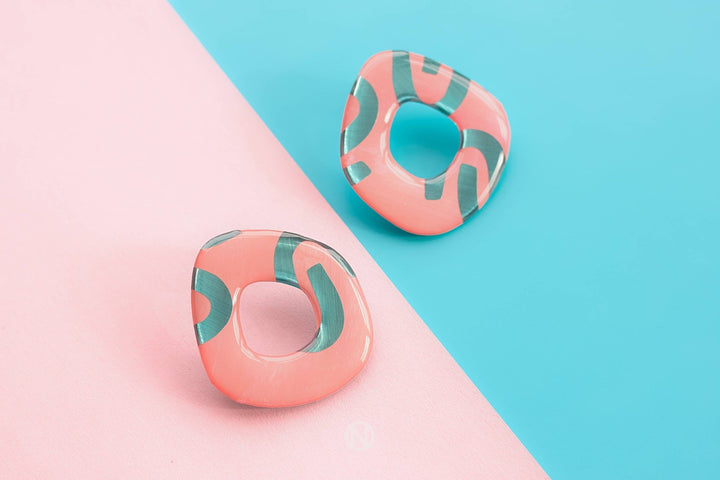 Abstract Statement Stud Earrings - Birch & BrackenEARRINGS