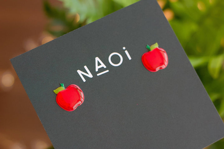Apple Stud Earrings - Birch & BrackenEARRINGS