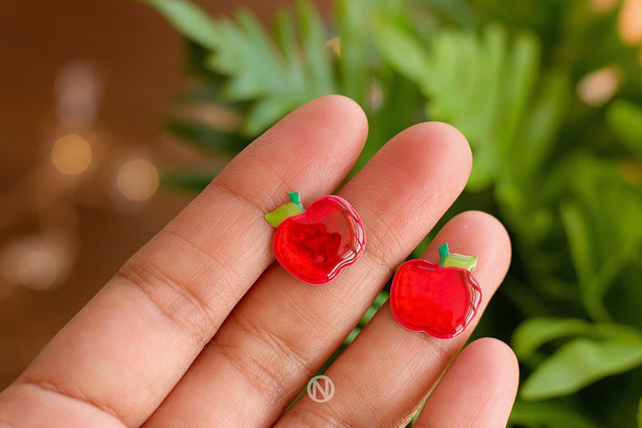 Apple Stud Earrings - Birch & BrackenEARRINGS