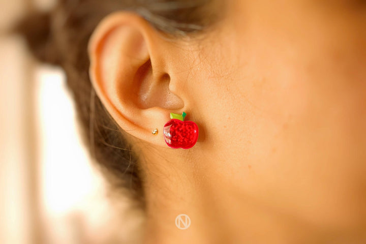 Apple Stud Earrings - Birch & BrackenEARRINGS