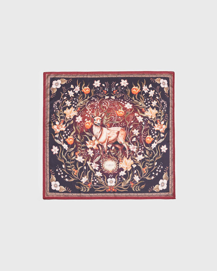 Aurora Tales Peach Square Scarf - Birch & Bracken