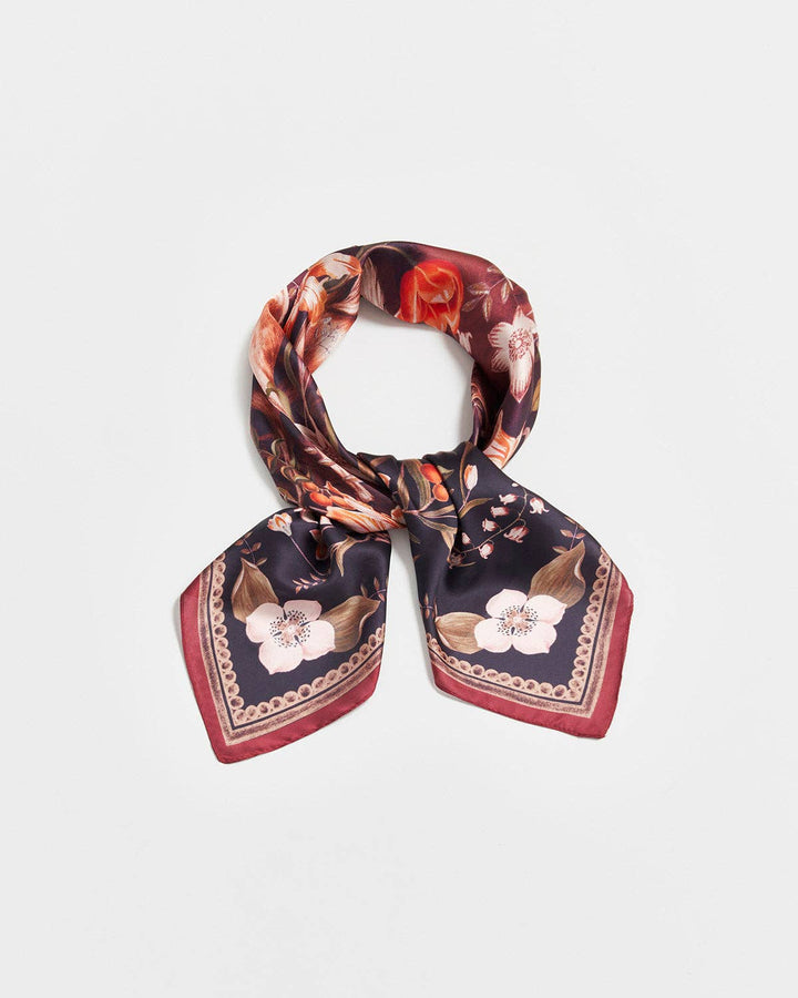 Aurora Tales Peach Square Scarf - Birch & Bracken