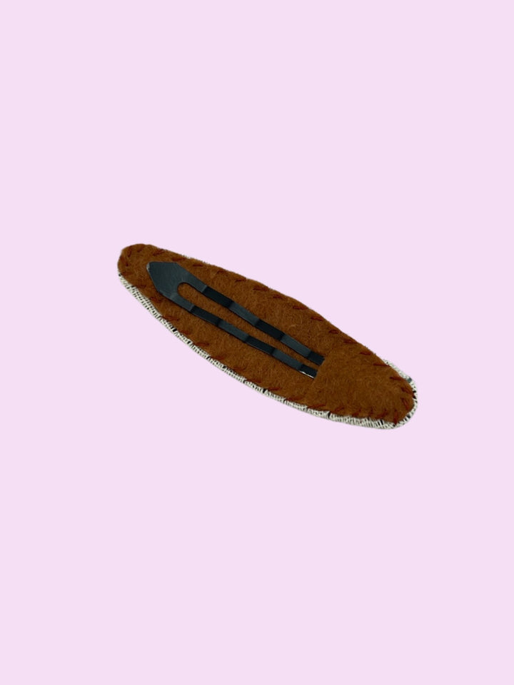 Bee Hand Embroidered Hairclip - Birch & BrackenHAIR ACCESSORIES