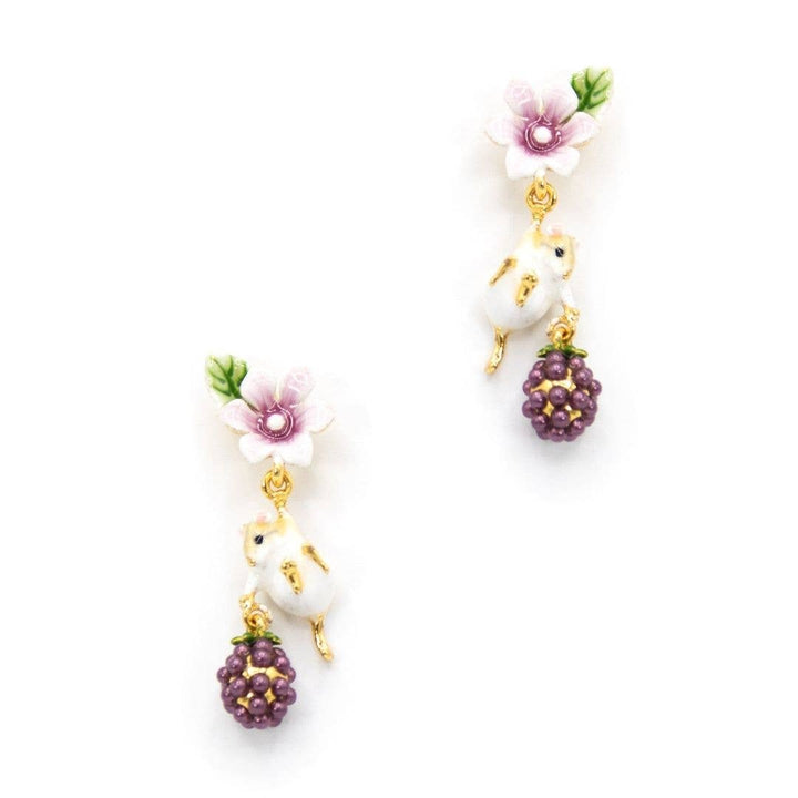 Blackberry & Mouse Earrings - Birch & BrackenEARRINGS