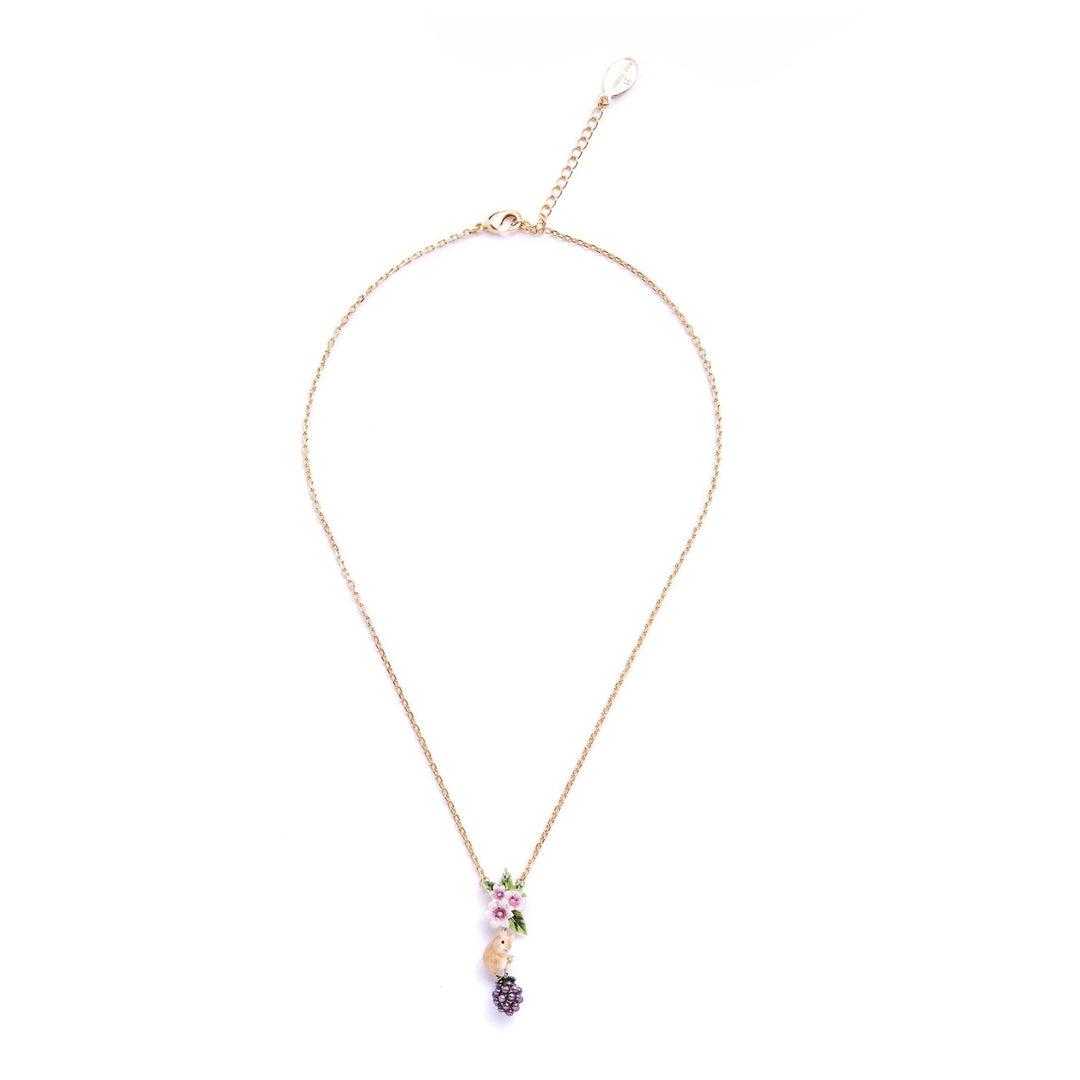 Blackberry & Mouse Pendant - Birch & BrackenNECKLACE
