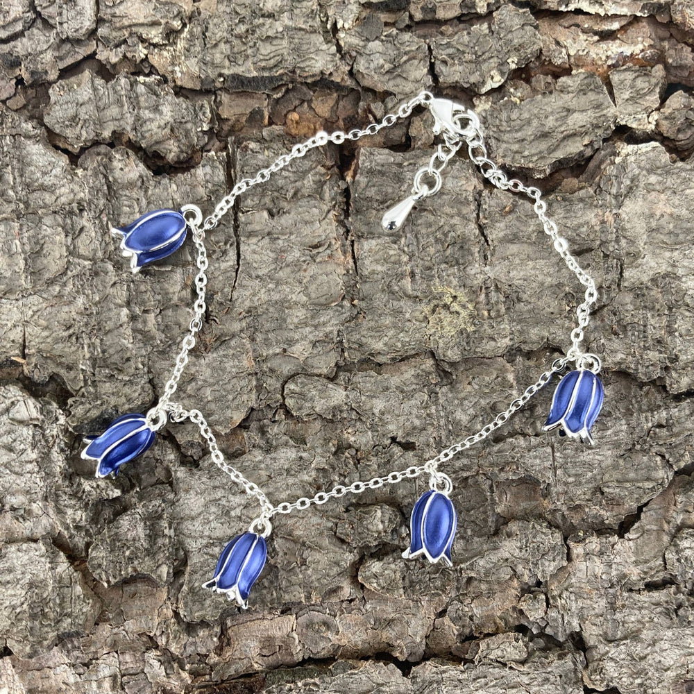 Bluebell Flower Charm Bracelet - Birch & BrackenBRACELET