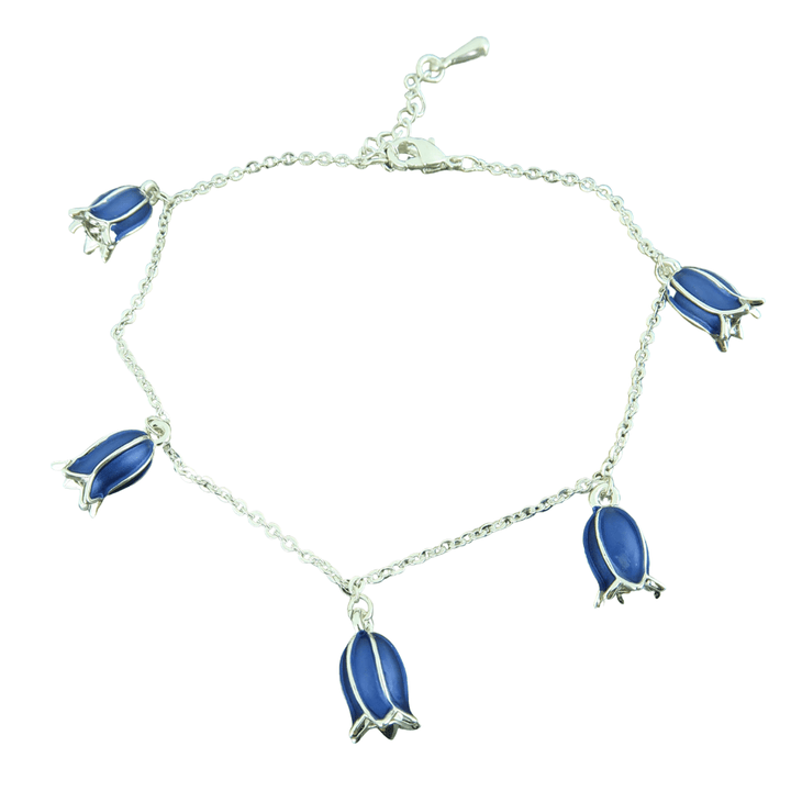 Bluebell Flower Charm Bracelet - Birch & BrackenBRACELET