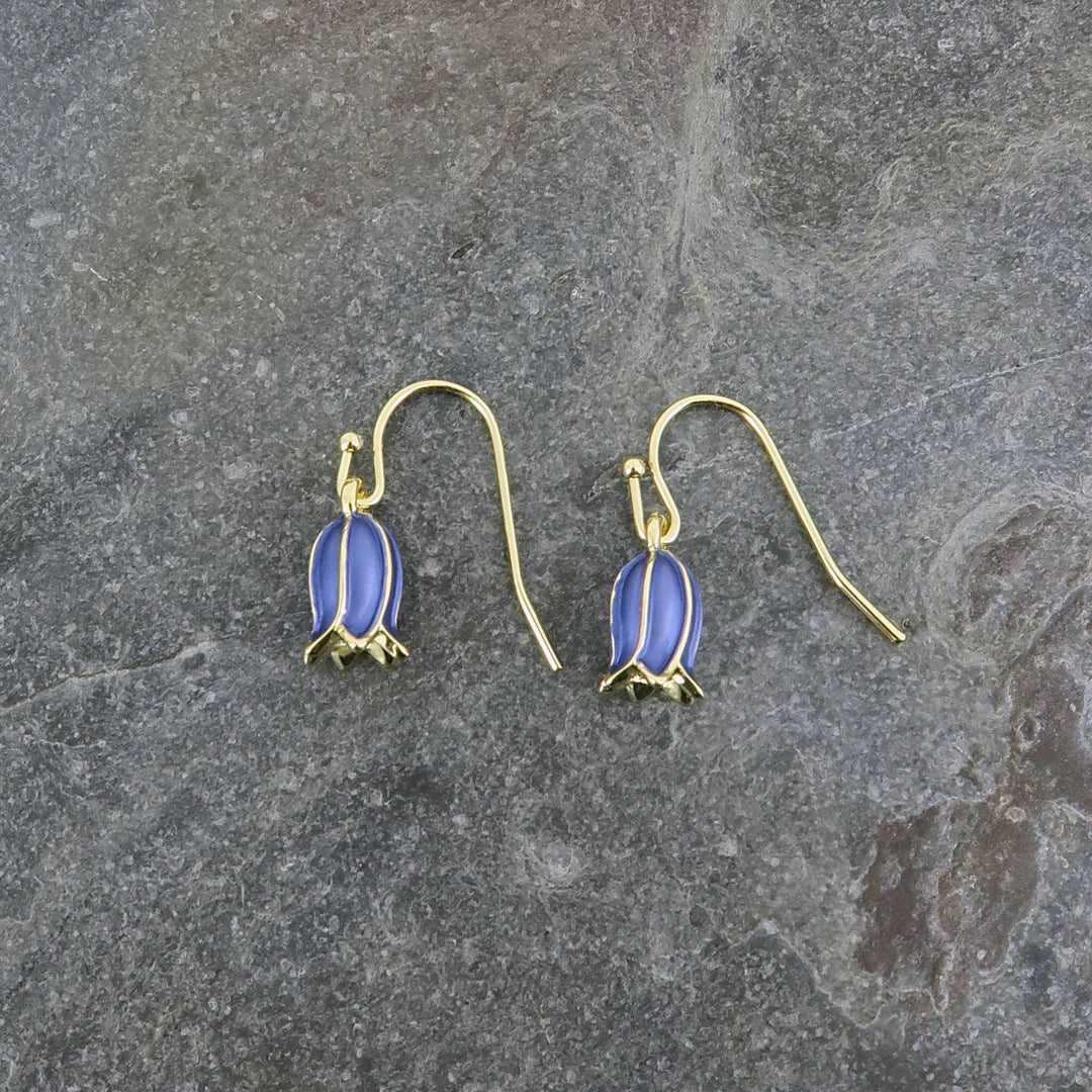 Bluebell Flower Drop Hook Earring - Birch & BrackenEARRINGS