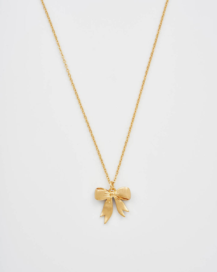 Bow Pendant Necklace - Birch & BrackenNECKLACE