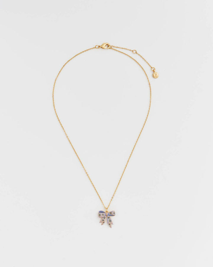 Bow Pendant Necklace - Birch & BrackenNECKLACE