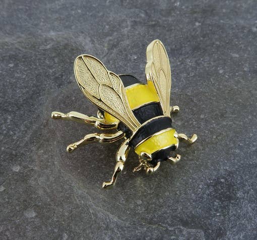 Bumble Bee Brooch - Birch & BrackenBROOCH
