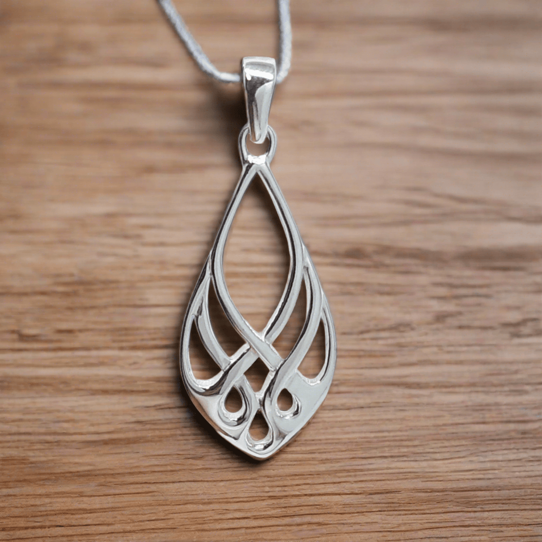 Celtic Open Drop - Birch & BrackenNECKLACE