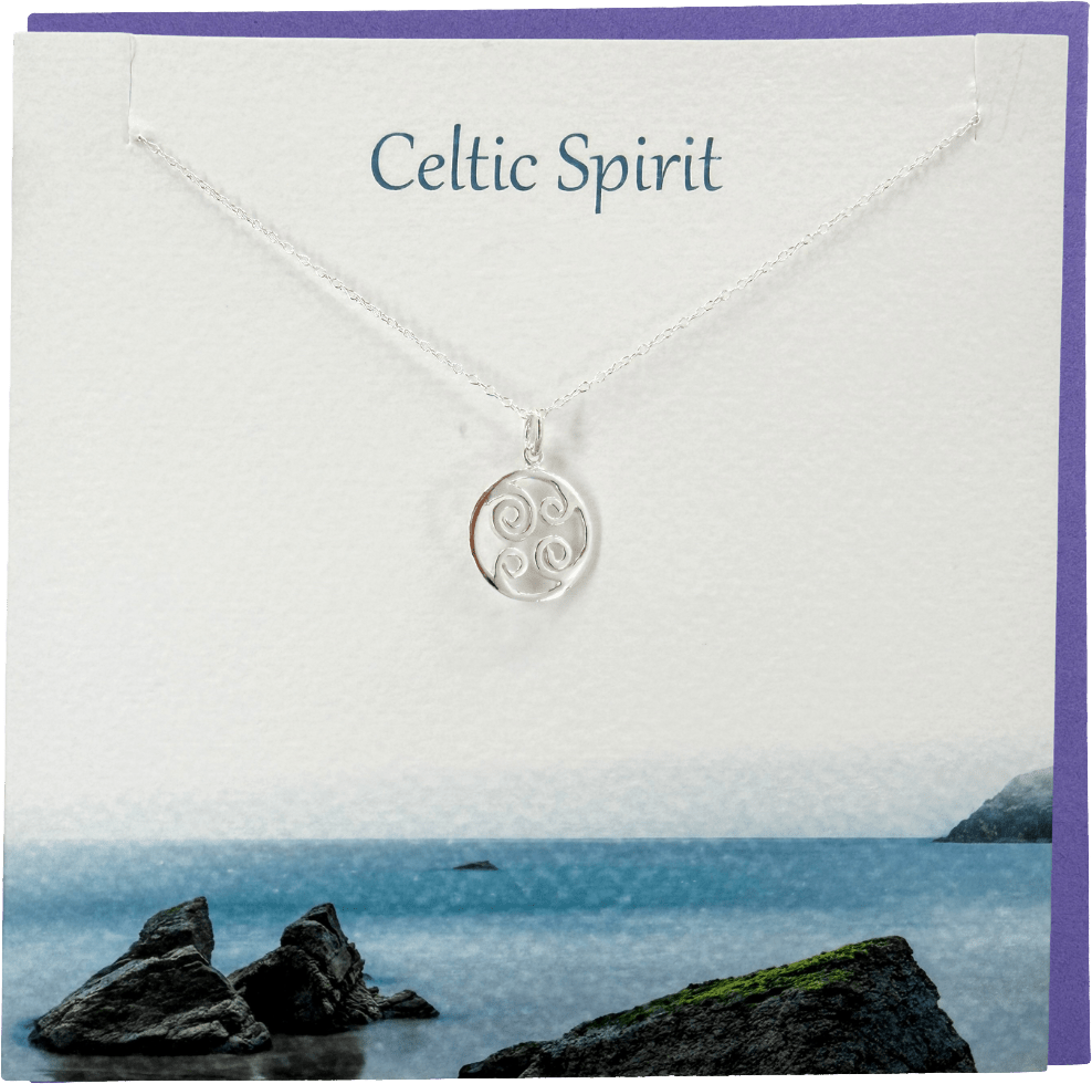 Celtic Spirit wave pendant - Birch & BrackenNECKLACE