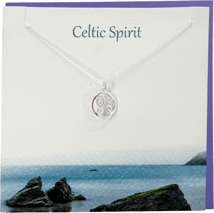 Celtic Spirit wave pendant - Birch & BrackenNECKLACE