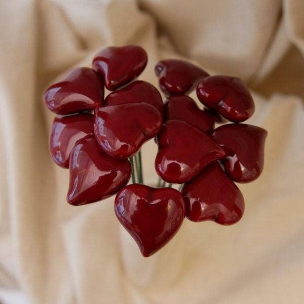 Ceramic Heart On Stem - Birch & BrackenFLOWERS