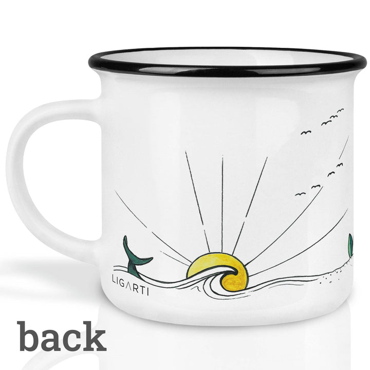Ceramic mug — Camping Life - Birch & BrackenMUG