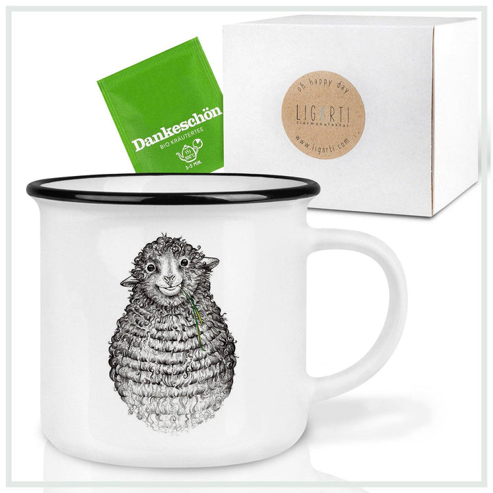 Ceramic mug: Wollfried The Sheep - Birch & BrackenMUG