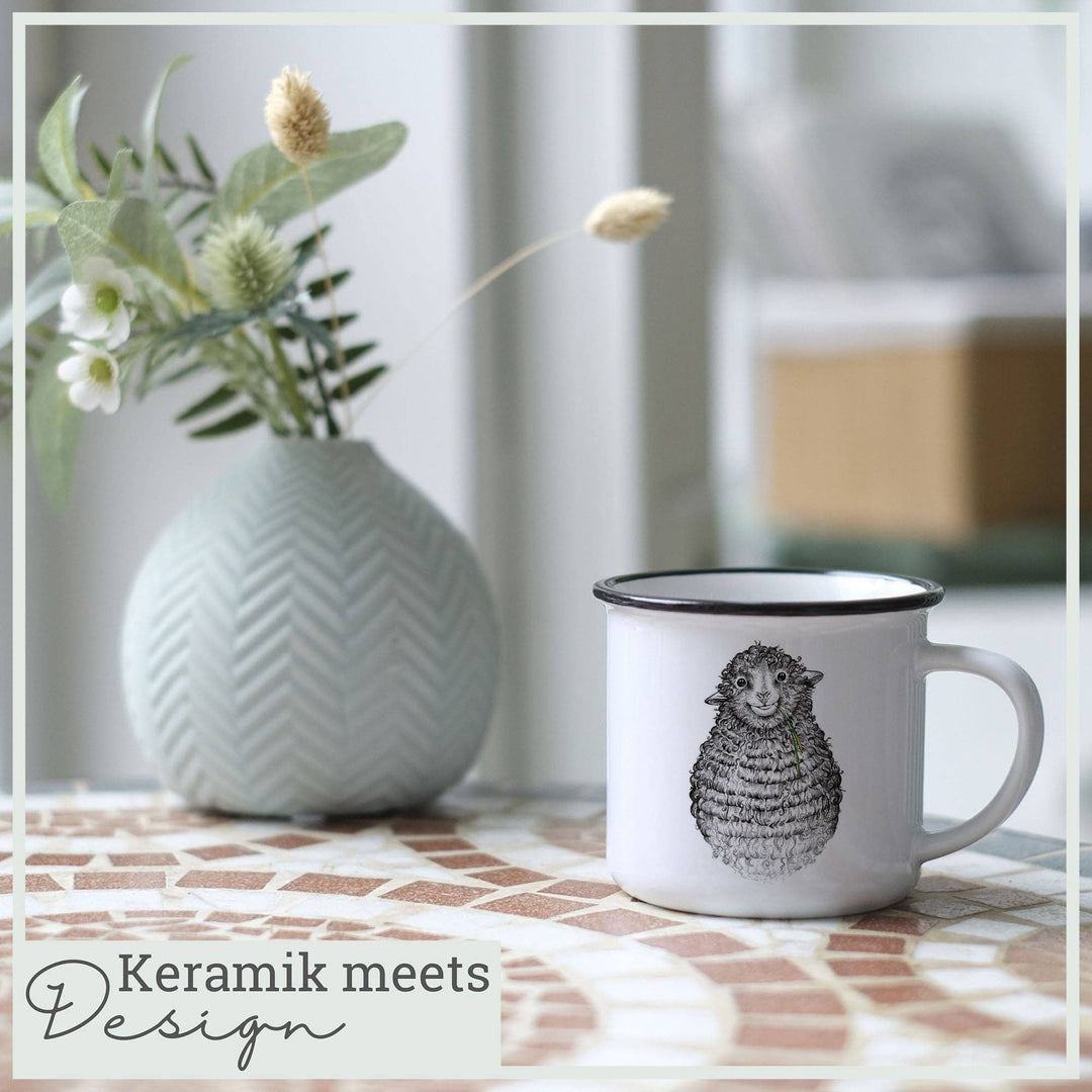 Ceramic mug: Wollfried The Sheep - Birch & BrackenMUG