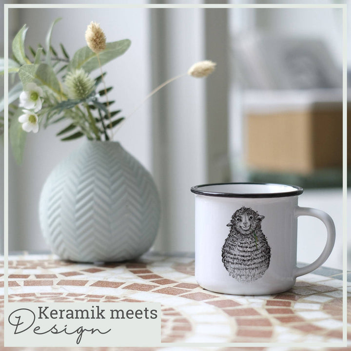 Ceramic mug: Wollfried The Sheep - Birch & BrackenMUG