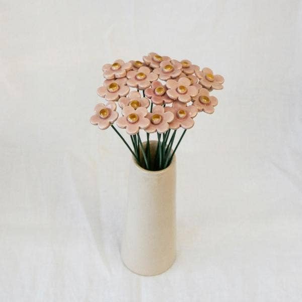 Ceramic Strawberry Flower - Birch & BrackenFLOWERS