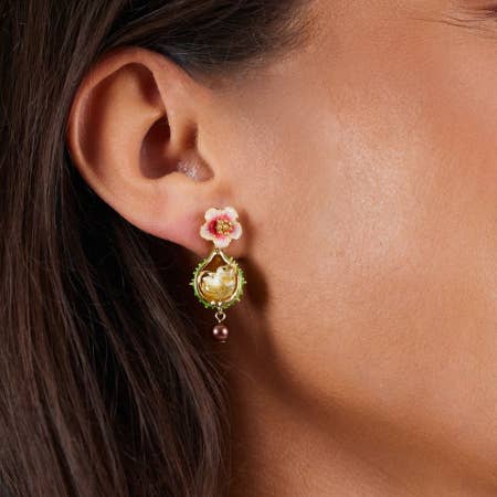 Conker Mouse Drop Earrings - Birch & BrackenEARRINGS