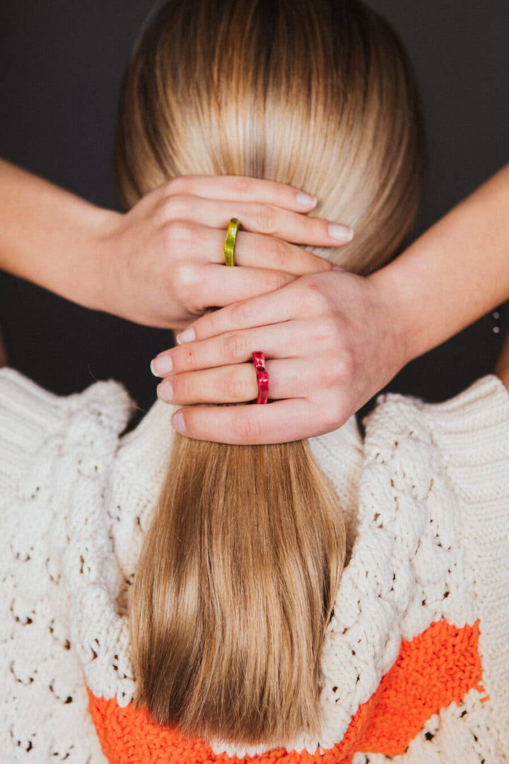 Cora ceramic ring (various colours) - Birch & BrackenRING