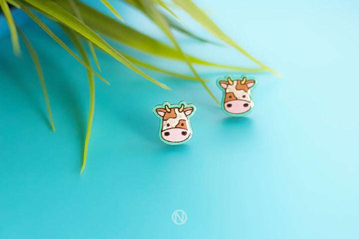 Cow Stud Earrings - Birch & BrackenEARRINGS