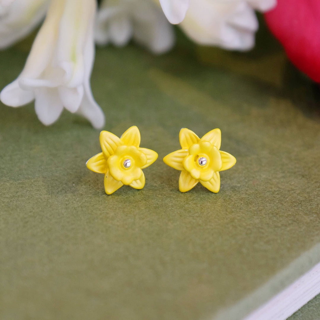 Daffodil Mini Stud Earrings - Birch & BrackenEARRINGS