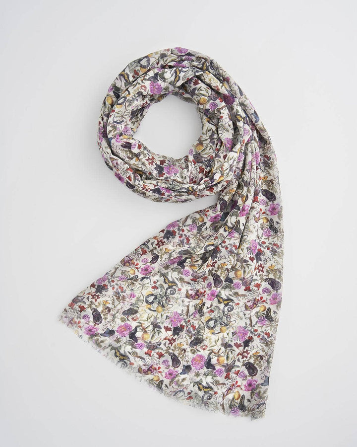 Floral Engravings Lightweight Scarf - Birch & BrackenSCARF
