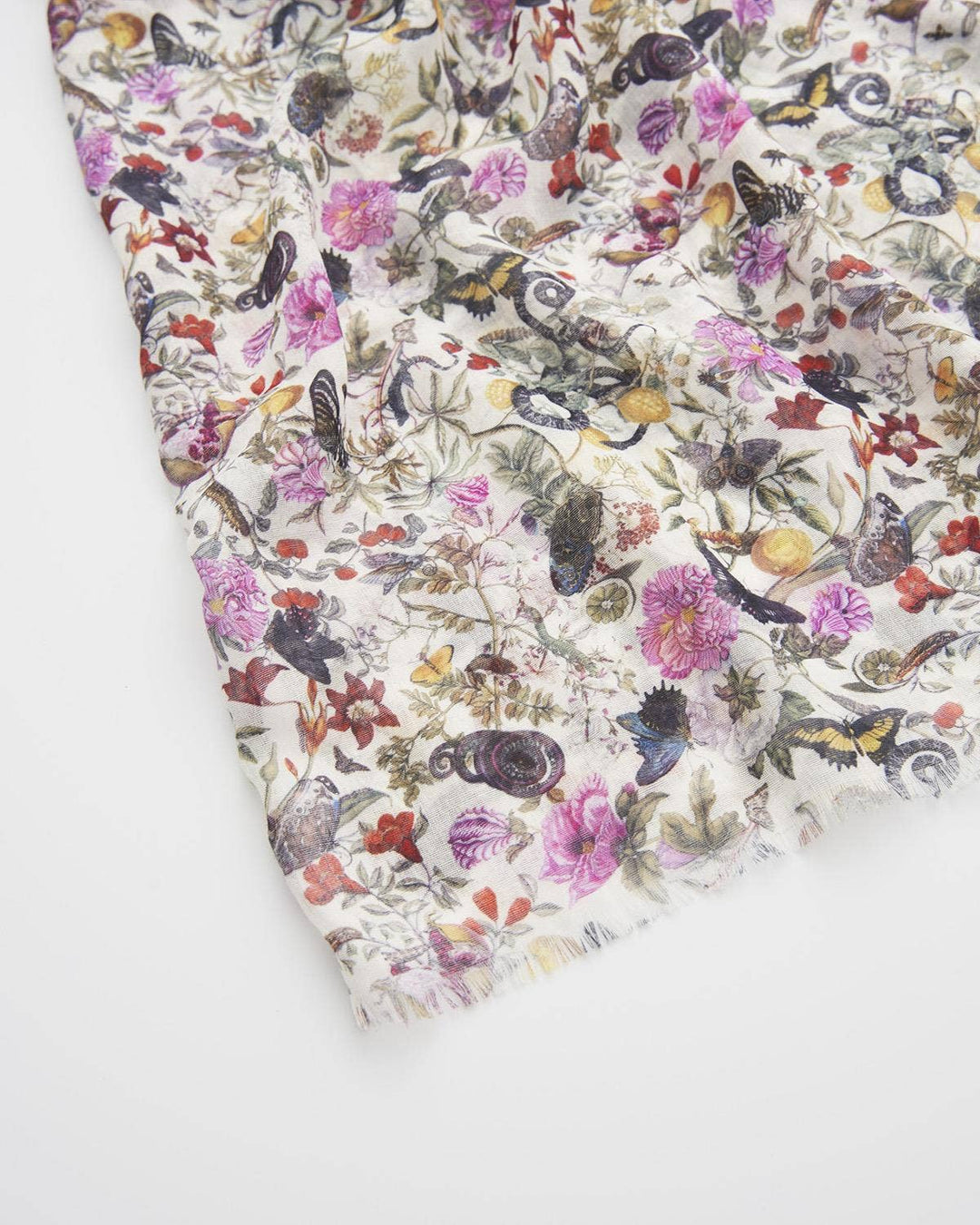 Floral Engravings Lightweight Scarf - Birch & BrackenSCARF