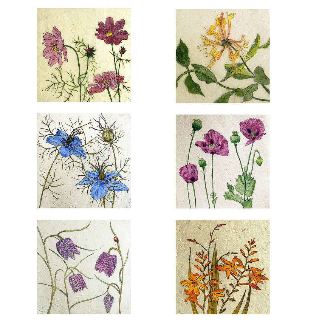 'Flowers' Mini Card Set - Birch & BrackenCARDS