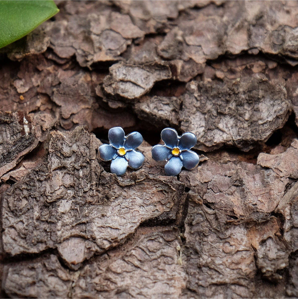 Forget Me Not Mini Stud Earrings - Birch & BrackenEARRINGS