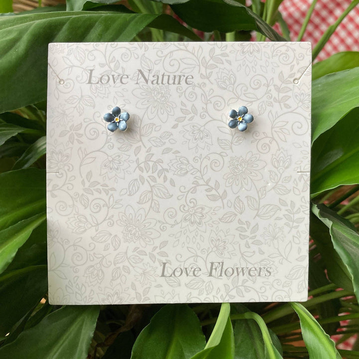 Forget Me Not Mini Stud Earrings - Birch & BrackenEARRINGS