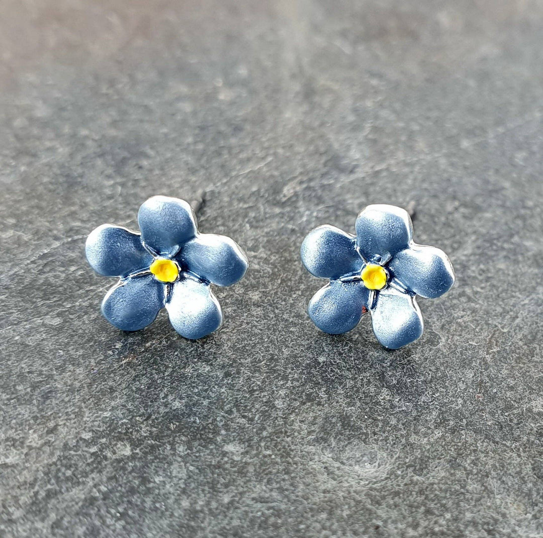 Forget Me Not Mini Stud Earrings - Birch & BrackenEARRINGS