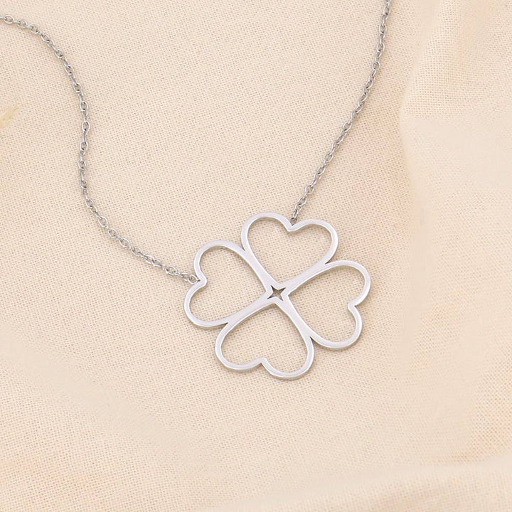 Four Leaf Clover Fine Chain Necklace - Birch & BrackenNECKLACE