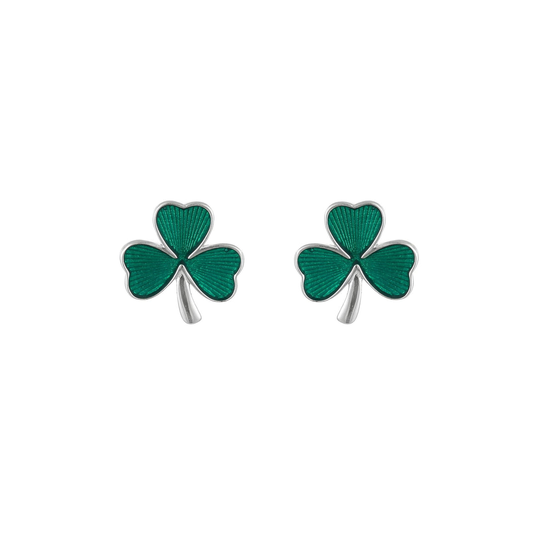 Green Shamrock Earrings - Birch & BrackenEARRINGS