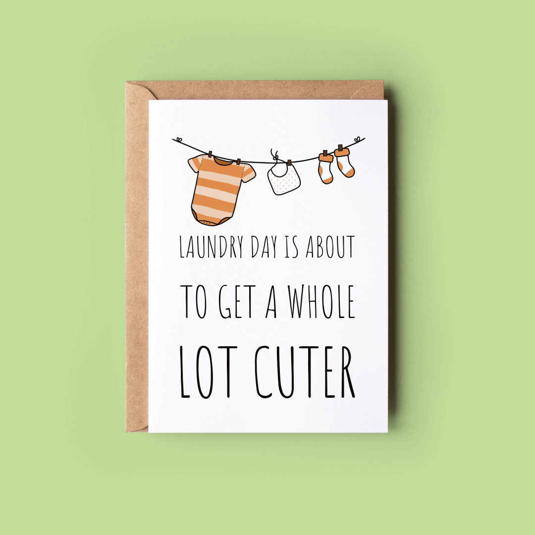 Greeting Card: Laundry Day - Birch & BrackenCARDS