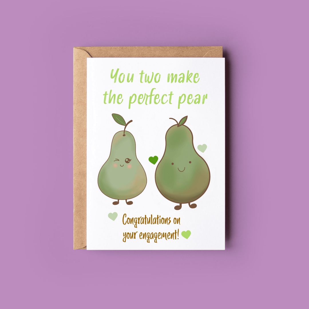 Greeting Card: Perfect Pear - Birch & BrackenCARDS