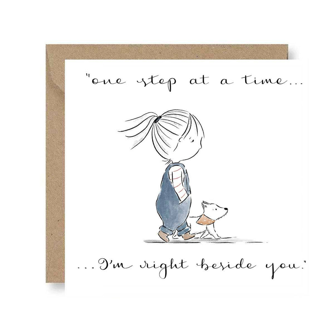 Greeting Card: Right beside you - Birch & BrackenCARDS